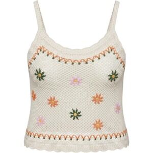 Unbranded Crochet Floral Tank Top XS